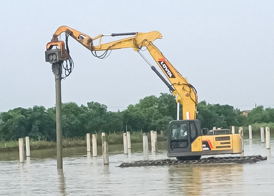 Hydraulic Hammer Pile Driver Marine Pile Driver 	1 - 2m/Min