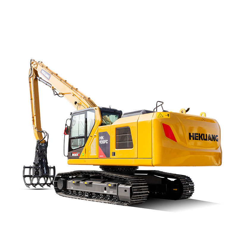 Multi Purpose HK935FC Excavator Grabber Crawler Grabber Rubber Block Crawler For Logging Camp