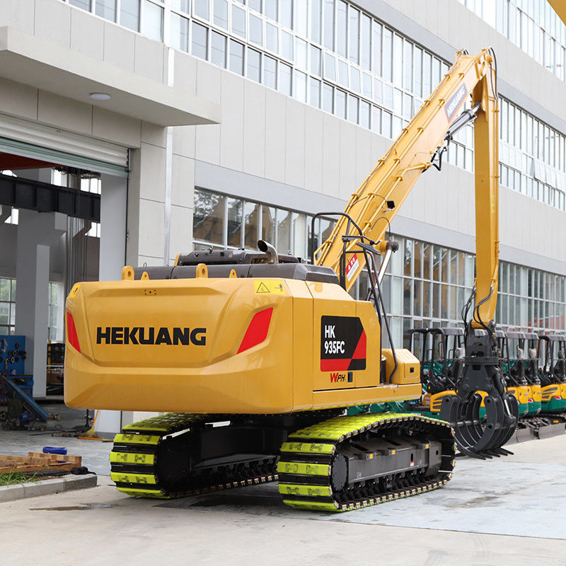 Multi Purpose HK935FC Excavator Grabber Crawler Grabber Rubber Block Crawler For Logging Camp