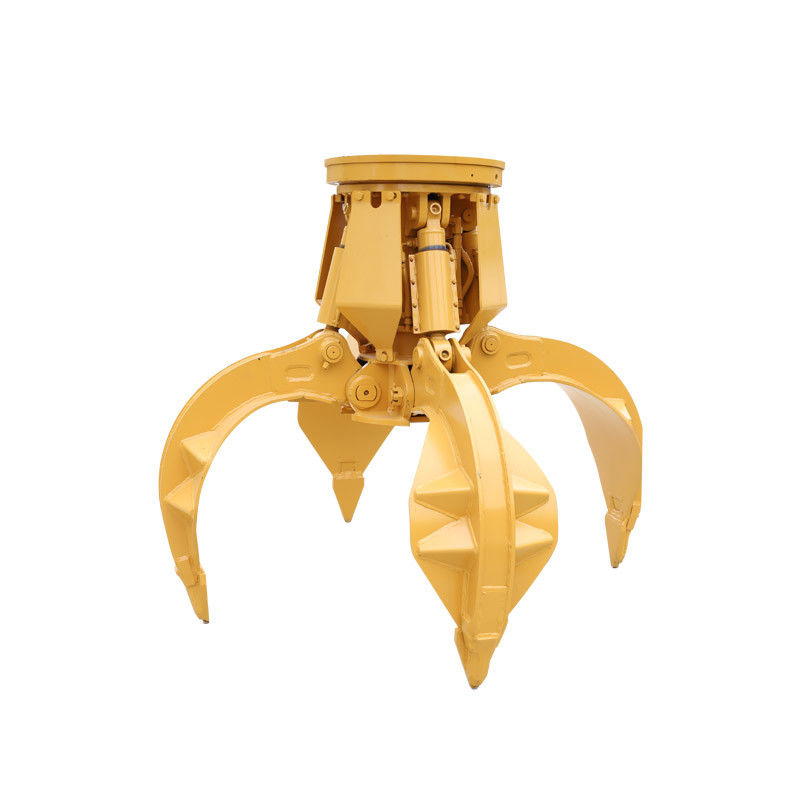 Four-six  Petal Steel Rock Grabber Attachment Excavator Attachment