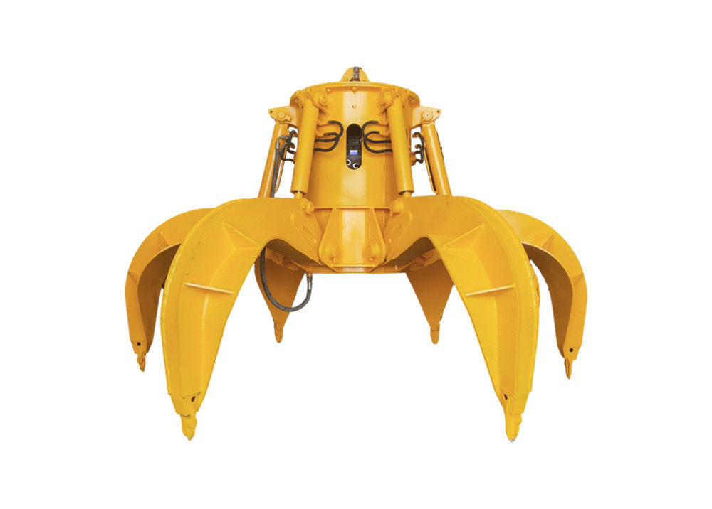 Four-six  Petal Steel Rock Grabber Attachment Excavator Attachment
