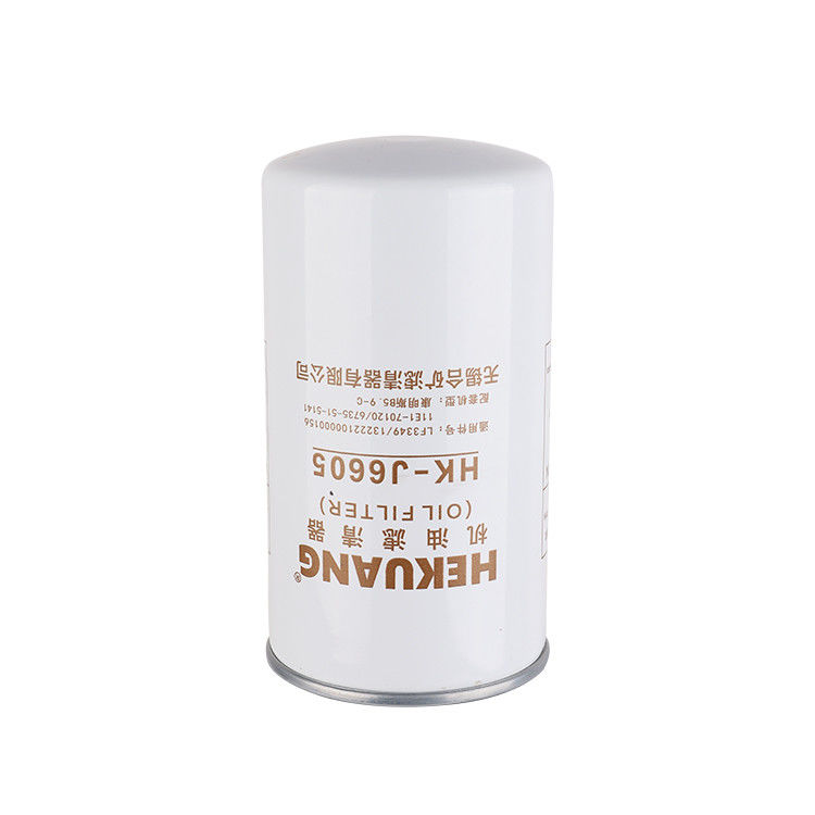 J6605 Automotive Oil Filters 11E1 70120 Lubriing Oil Filter For Construction