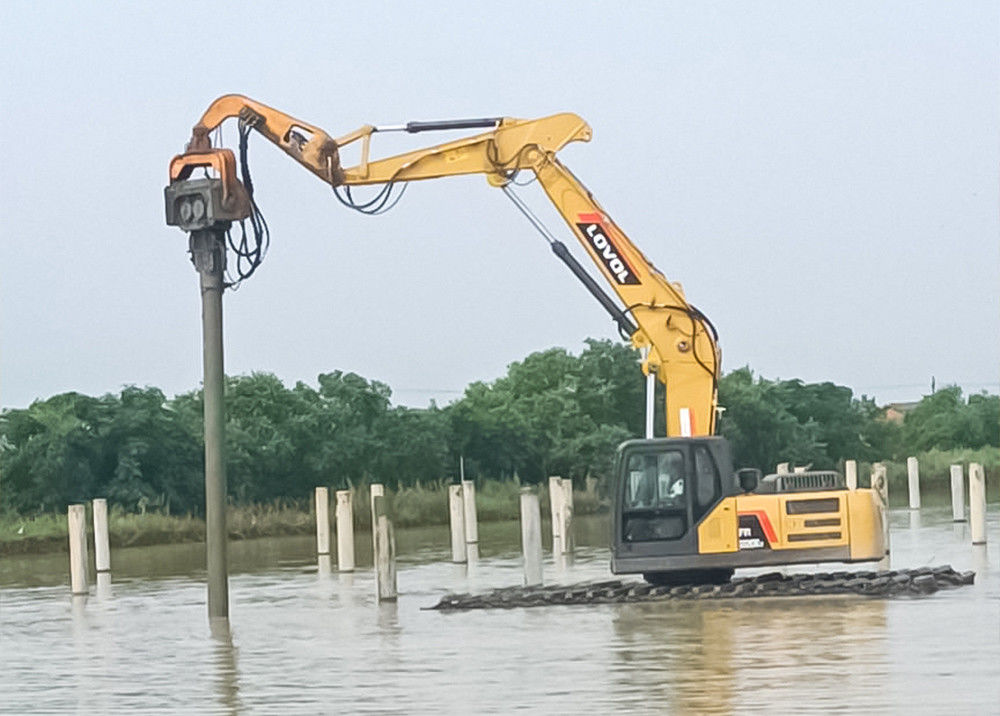Hydraulic Hammer Pile Driver Marine Pile Driver 	1 - 2m/Min