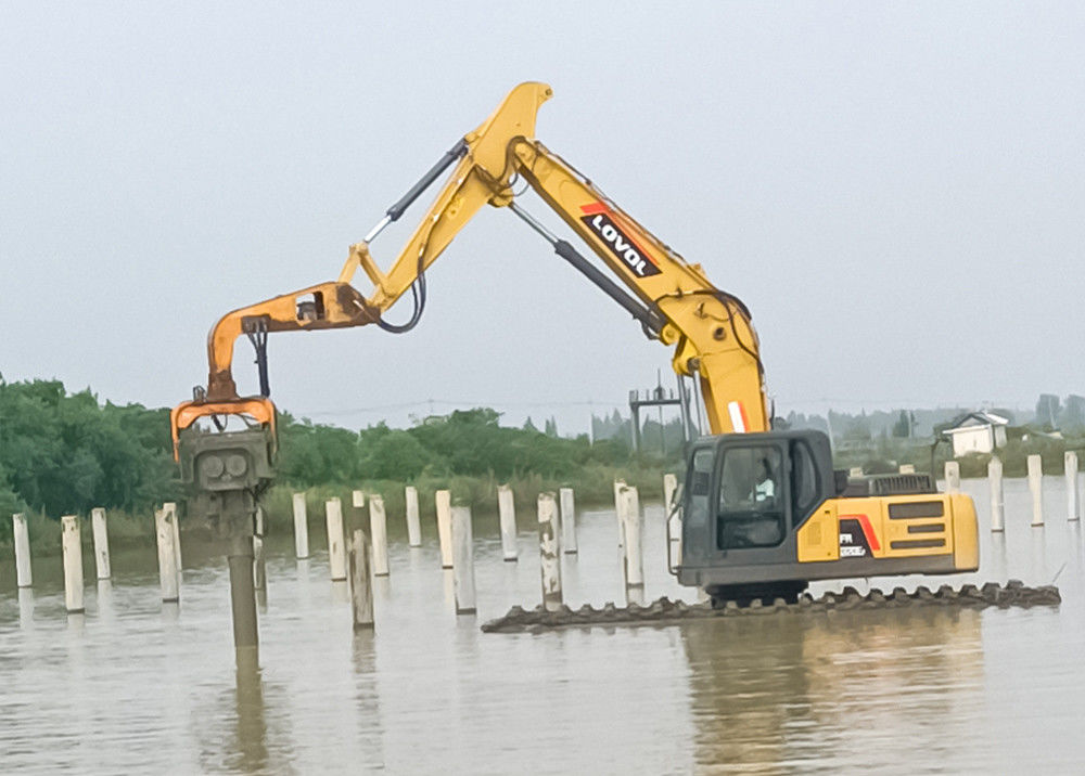 Hydraulic Hammer Pile Driver Marine Pile Driver 	1 - 2m/Min