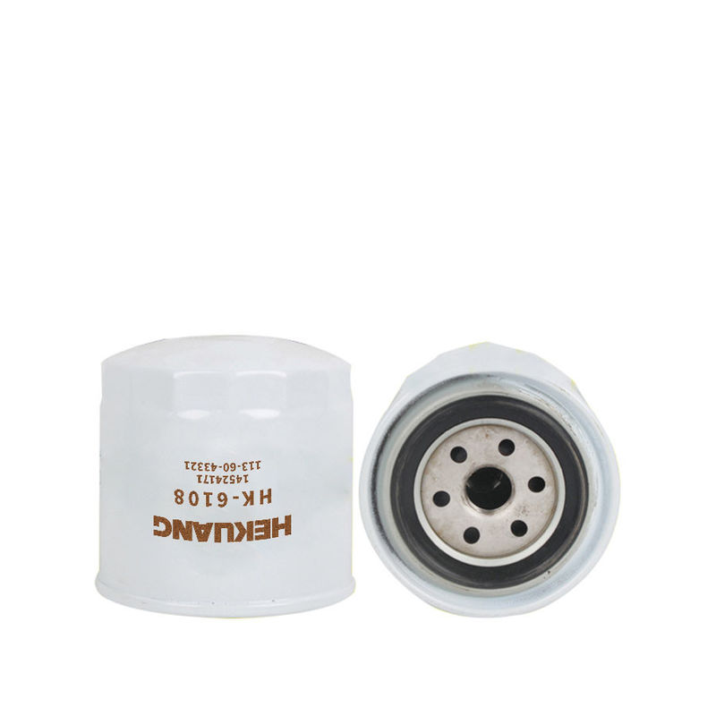 J6109 Engine Oil Filter 730403000410 Oil Filter Synthetic Fibers For Kubota KX183 KX185